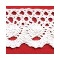 Cotton lace trim 31- 40 mm width