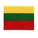 Ribbons in Lithuanian flag colours