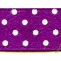 Satin Ribbon with Dot  25mm width