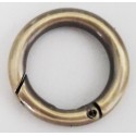 Metal ring carabiner